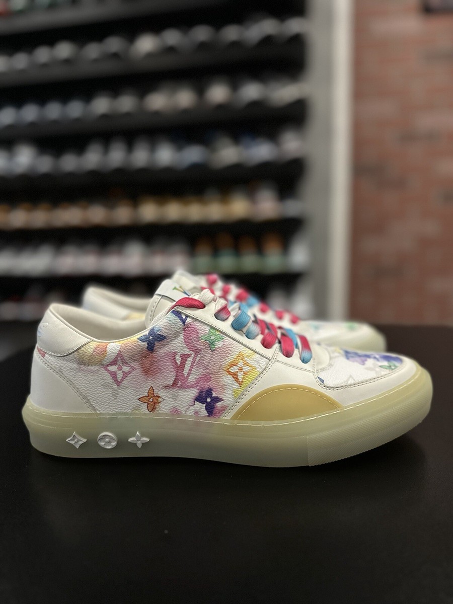 Louis Vuitton Sneakers 2021 Ollie Low Watercolor Monogram LV Louis Vuitton Sneakers 2021 Ollie Low Watercolor Monogram LV