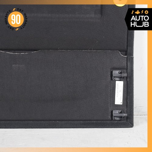 15-18 Porsche Cayenne 958 E-Hybrid Rear Trunk Floor Carpet Cover Panel Black OEM - Picture 10 of 13