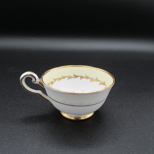 Tuscan Bone China Tea Cup Yellow Pink Rose Dovedale Shabby Granny Replacement - Picture 2 of 5