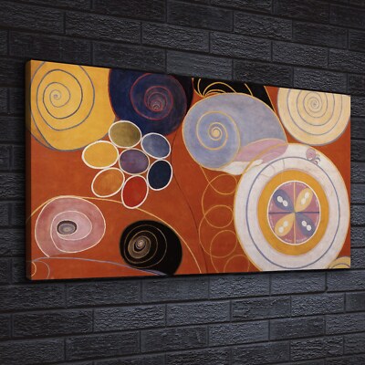 Canvas Wandbild Leinwand Bilder 140x70 Sie Zehn Mainstay IV Hilma af Klint
