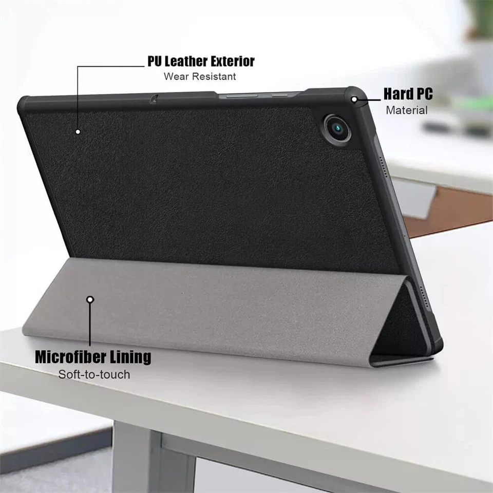 Tablet Case For Samsung Galaxy Tab A8 10.5 Smart Leather Cover 2022 SM-X200/X205 - Image 4 of 4