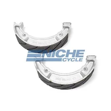 Rear Grooved Brake Shoes For Yamaha XV 500 K Virago 1983