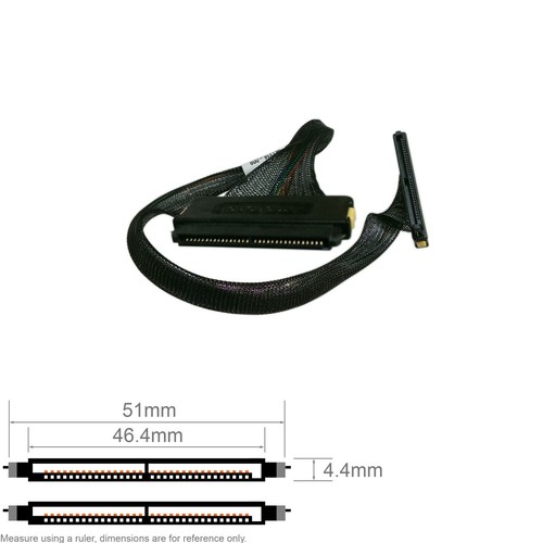 SAS Multilane Backplane Cable SFF-8484 SFF8484 18" HP 361316-009 H Proliant - Picture 1 of 2