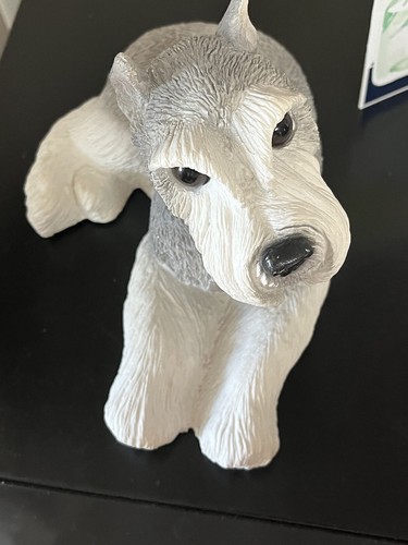 Vintage Animal Classic Schnauzer Light 1988 Item #CC018 Dog Figurine 5.5x8.25” - Picture 8 of 12