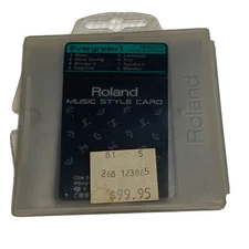 Roland Music Style Card Evergreen 1 - TN-SC2-09 TN-SC2 w/case