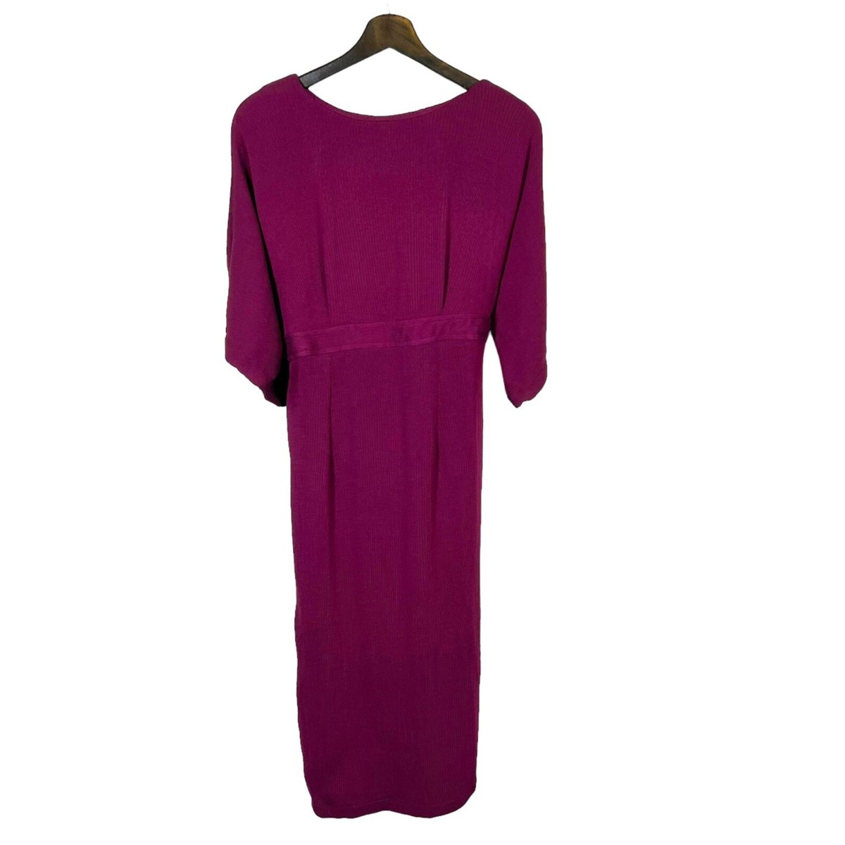 closet london purple dress Closet London high neck pleated midi dress in purple