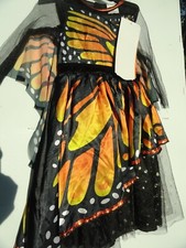 Monarch Butterfly Girls Costume Size 2-3T