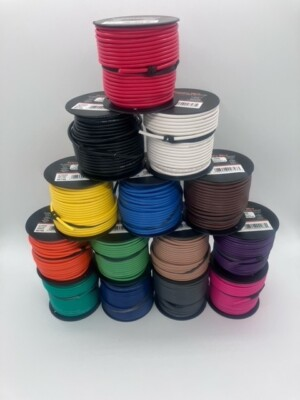 #ad #ad 12 Gauge Primary Wire 100% Fine Stranded Copper USA Made Lot NOT CCA $16.59