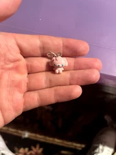 Sanrio Sugar Bunnies Momousa Micro Charm Zip Pull