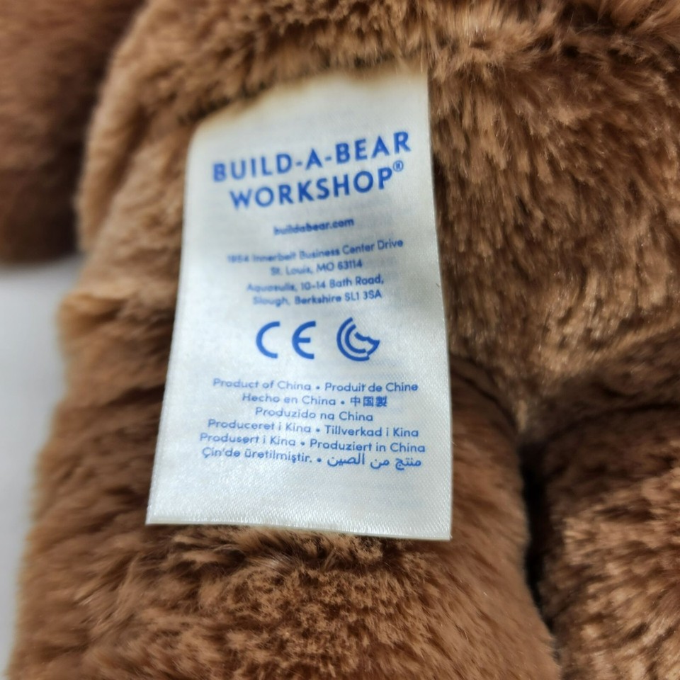 Build A Bear Happy Birthday Brown Bear Stuffed Animal Plush Toy 16" eBay