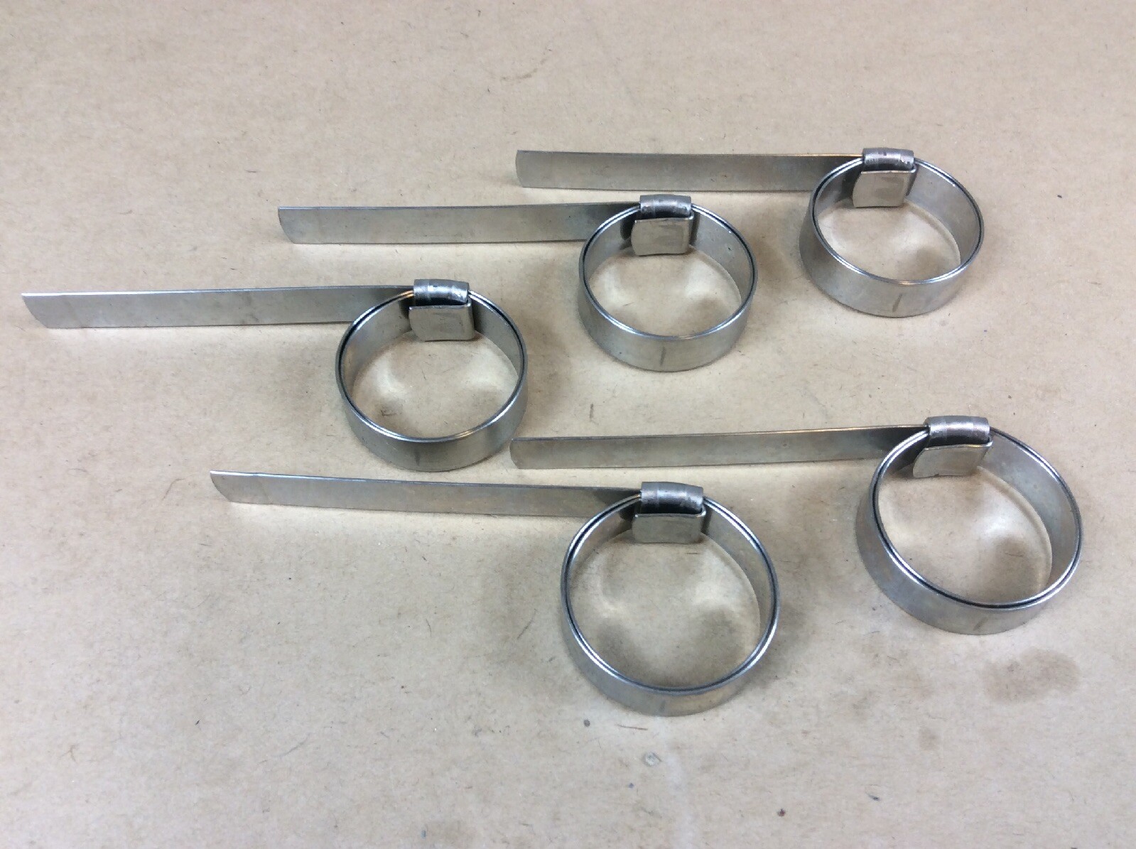 10 Pc. BANDIT STainless Steel Preformed Clamps 11/4" ID x 31/2