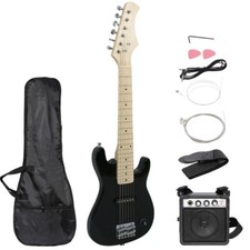 30&quot; Kids Electric Guitar With Amp &amp; Much More Guitar Combo Accessory Kit Black