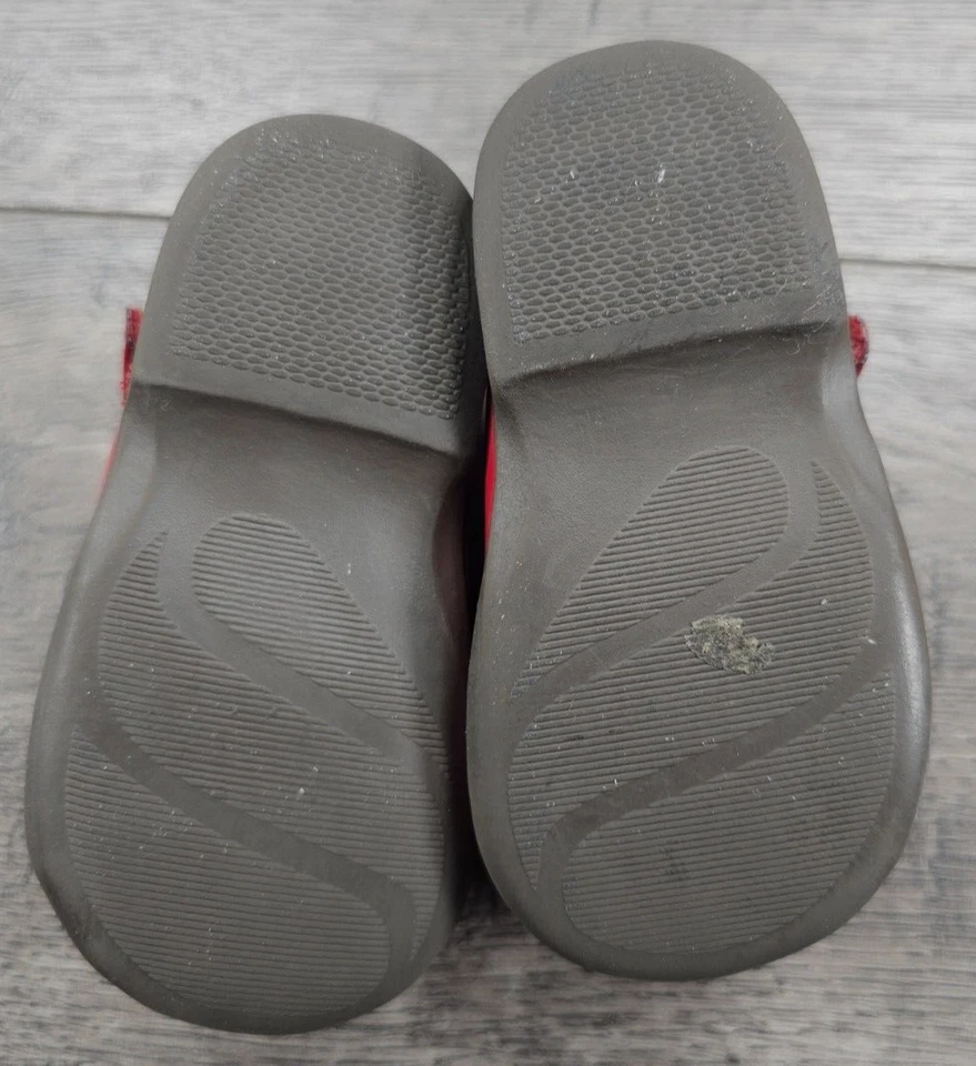 Ropa de bebé niña bebé ciervo talla 3 rojo zapatos elegantes Foto 4 de 4