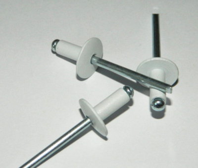 Standard Blindniete | Alu/Stahl | Großkopf | 5 x 10 mm K14