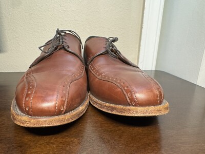 Allen Edmonds Wendell Oxford Leather Brown Mens Size 11.5D  display picture 2