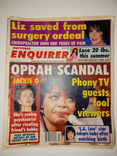 National Enquirer June 8, 1993 Glenn Ford Elizabeth Taylor Jackie Onassis National Enquirer June 8, 1993 Glenn Ford Elizabeth Taylor Jackie Onassis