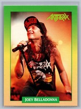 1991 Brockum RockCards Joey Belladonna #49 Trading Card Anthrax
