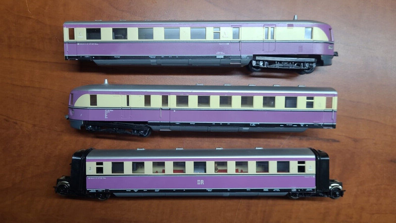 Piko Gützold: Railcar SVt Vt 137 -3 Pieces-Excellent!-