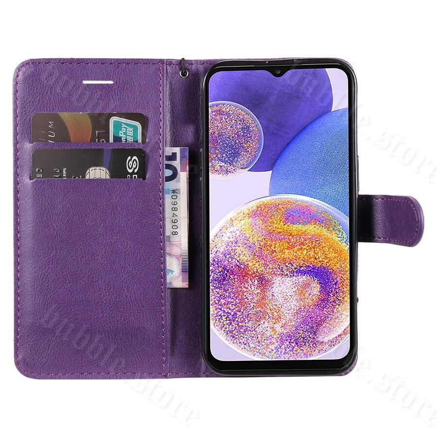 Protector de teléfono Cober Funda para Samsung A14 A13 A12 A32 A52 ACartera Tarjeta Foto 4 de 4