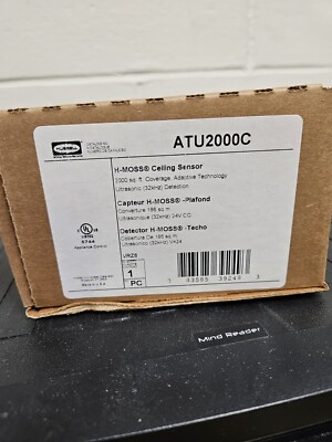 Hubbell ATU2000C H-Moss Ceiling Sensor 2000 Sq Ft Coverage Adaptive Technology