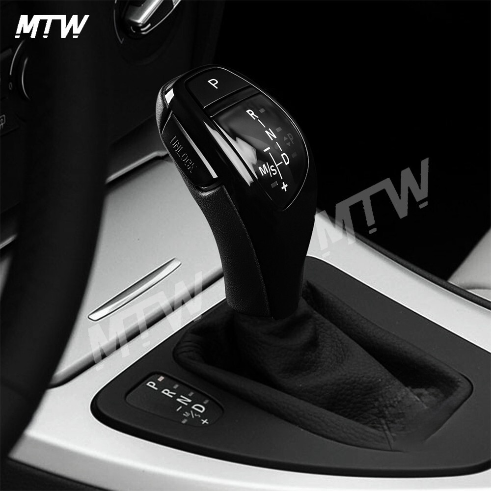 Gear Shift Knob Black LHD for BMW E90 E87 E88 E82 E84 E81 E46 E91 
