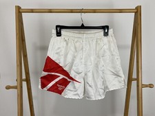 VTG Reebok 80s Performance Soccer Futbol Big Logo Graphic Shorts Size S USA