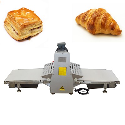 Commercial Electric Dough Press Sheeter Danish Folding Pastry Machine 0.04-1.26''