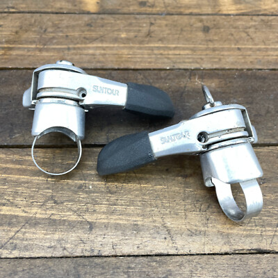 Poignées De Vitesses Vintage Suntour XC Power Thumb – VTT/Touring – 6 Vitesses – Japon