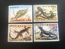 ICOLLECTZONE Belgium B779-782 VF used reptiles