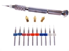 .2 .25 .3 .35 .4mm Universal 3D Printer Clogged Extruder Nozzle Head Cleaner 