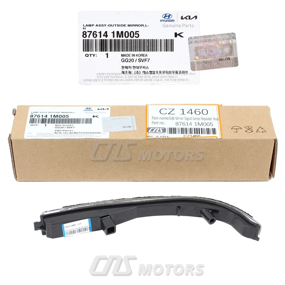 GENUINE Side Mirror Signal Lamp LEFT for 2011-2013 Kia Forte OEM 876141M005⭐⭐⭐⭐⭐ Foto 2 de 4