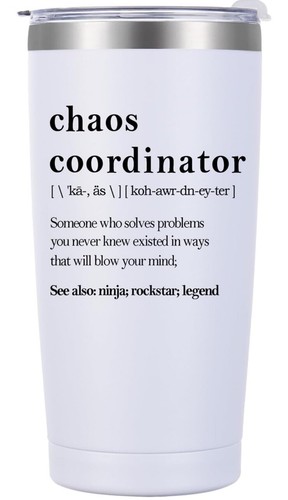 White Tumbler 20 Oz Thank You Gifts for Boss, Coworker, Manager, Office, Etc.. - 第 1/4 張圖片