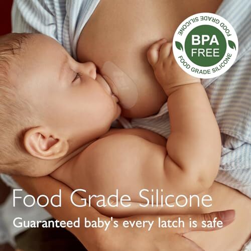 Contact Nipple Shields, 100% Food-Grade Silicone for Breastfeeding 24mm - Picture 7 of 7