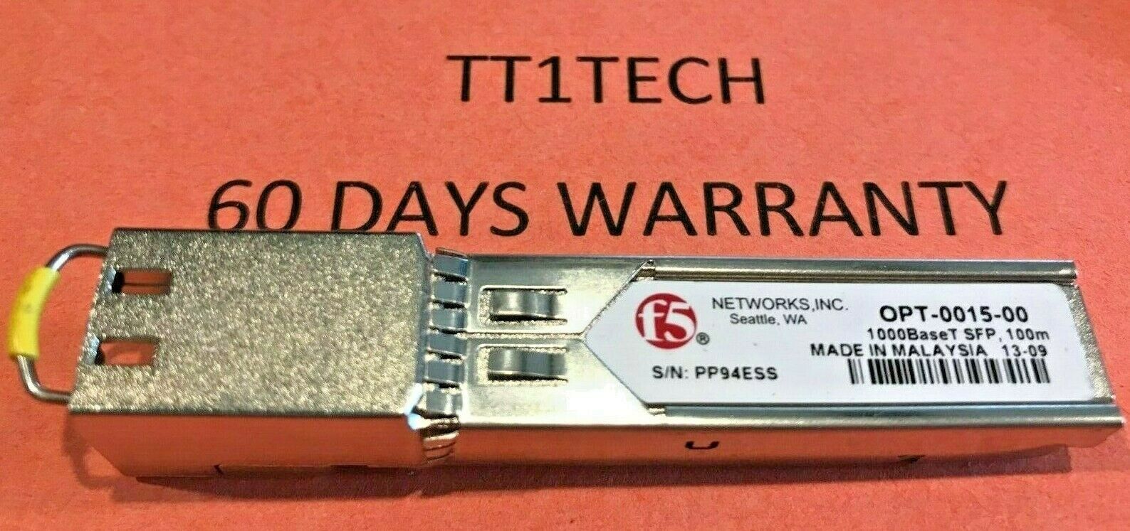 F5 NETWORKS OPT-0015-00 F5UPGSFPC-R 1000BASE-T SFP-T 100m over RJ45 >20pcs 