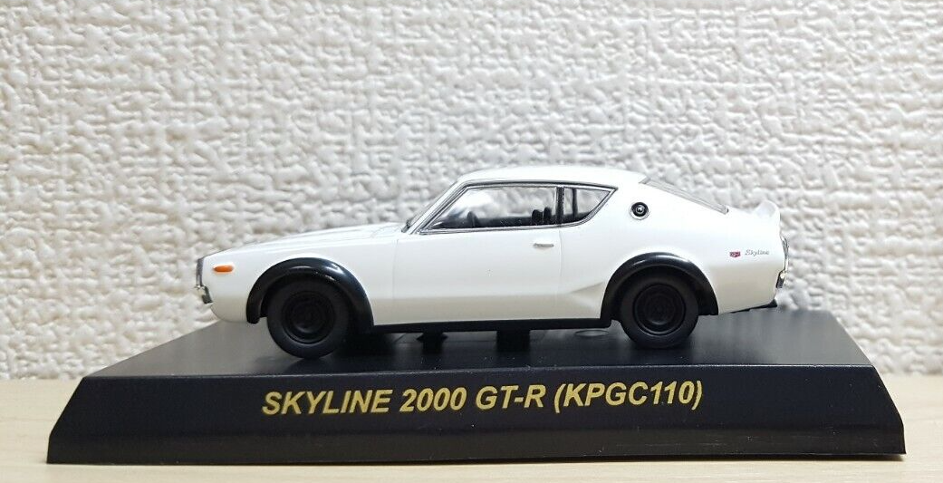 1/64 Kyosho NISSAN SKYLINE 2000 GT-R KPGC110 KENMERI WHITE diecast