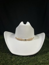 Timeless White Western Felt CowboyCowgirlPremium Quality, Clean Classic Look Hat