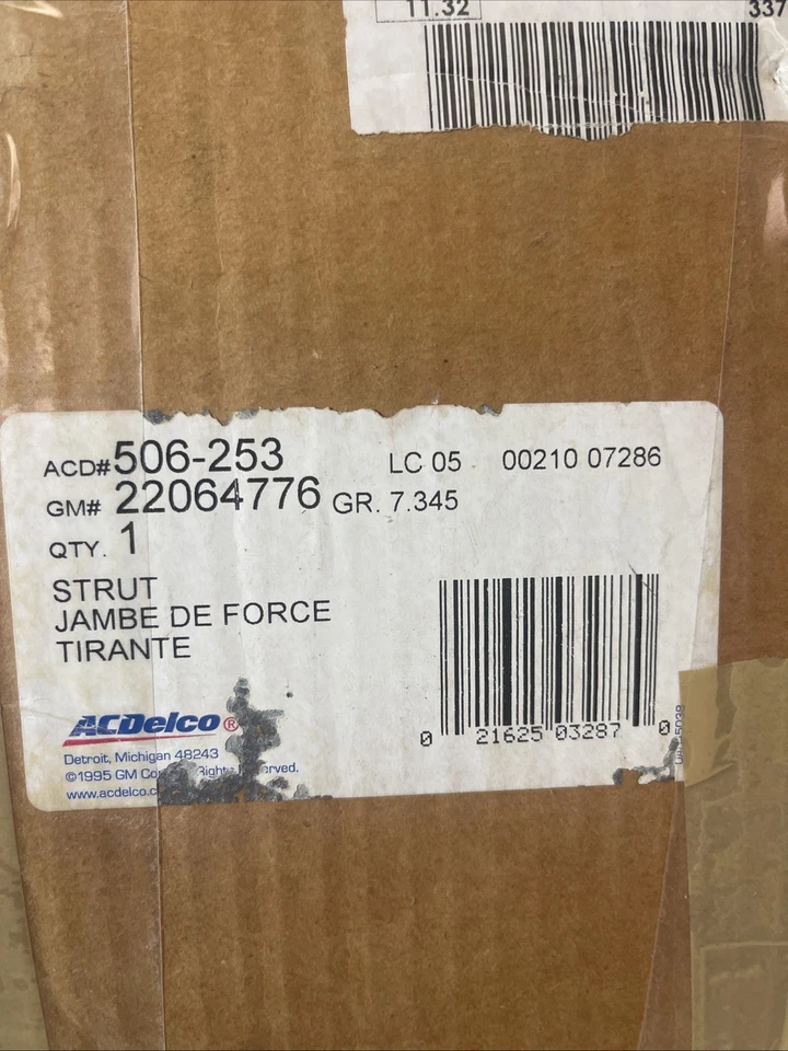 For Chevy Cavalier & Pontiac Sunfire 1996-2005 New AcDelco Front Strut 22064776 - Image 2 of 4