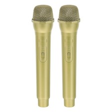 2 Pcs Fake Microphone Karaoke Performance Mode Music Party Favor