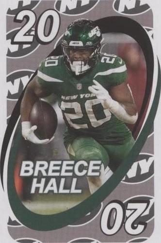Breece Hall Shhh After Touchdown New York Jets 8x10 NFL Football