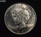 1922 Peace Dollar "CH BU"