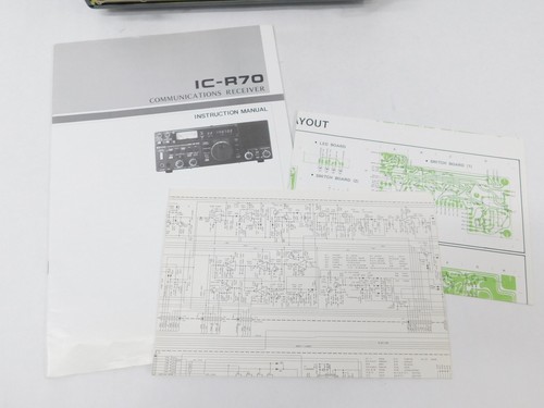 Icom IC-R70 Vintage Radio Communications Receiver + Manual + FL-44 Filter (nice) - Picture 9 of 10