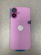 For Apple iPhone 16 / 16+ Back Glass Replacement Cover w/ Flash /magnets NFC