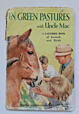 In Green Pastures with Uncle Mac 1957 Ladybird book, 2/6, DJ, 17th ed, Gd+ Clean