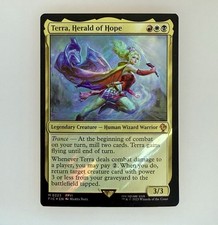 Terra, Herald of Hope [Borderless Surge Foil] #212 Prices | Magic