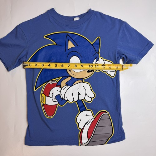 Sonic The Hedgehog H&M Tee Blue Size 6X/7. 848 - Picture 3 of 4