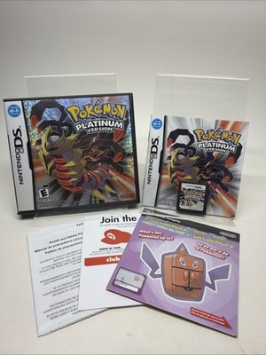 Pokemon Platinum Version (Nintendo DS, 2009) Authentic CIB Tested Working