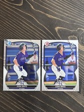 Juan Brito 2023 Bowman 1st Bowman Chrome Prospect #BCP-77 - Rockies, Guardians