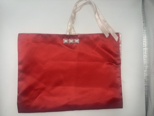 Bolso reversible vintage de satén para joyería/lencería Christian Dior - Imagen 3 de 8