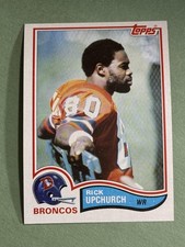 Rick Upchurch 1982 Topps Denver Broncos #89 GG10