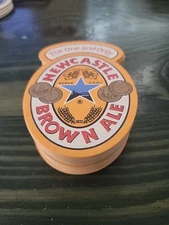 Lot of 23 New Castle Brown Ale Beer Coasters Bar Glass Mat Coaster NEWCASTLE NEW